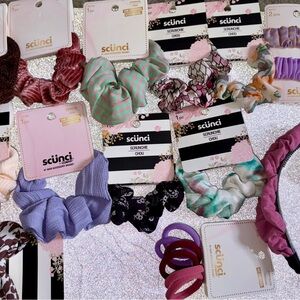 Scunci Lot Of 13 Assorted Hair Accessories - Great Stocking Stuffers! All NWT!